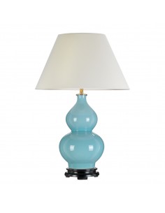 Harbin lampa stołowa niebieska DL-HARBIN-TL-DEB Elstead Lighting