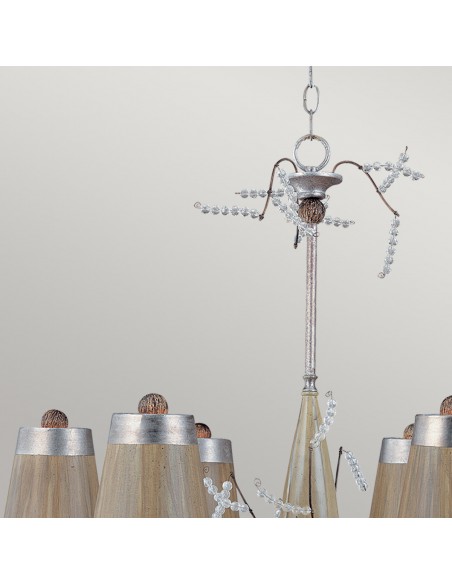 Kristal Luxe żyrandol srebrny FB-KRISTAL-LUXE6 Flambeau