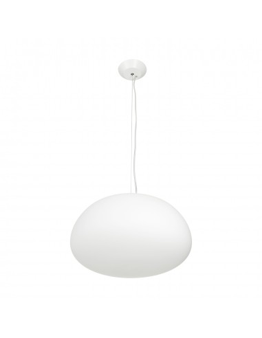 Lampa wisząca LUCIDUM FLAT biała 40 cm Step Into Design