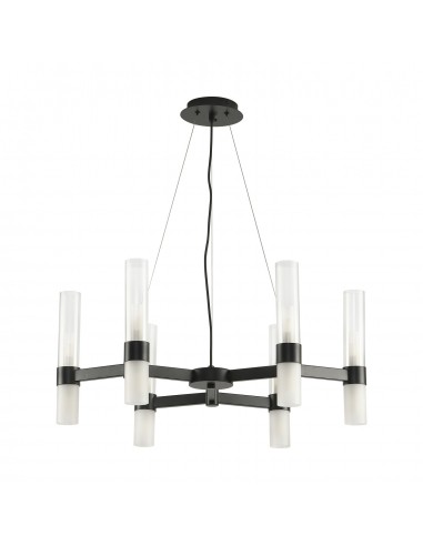 Lampa wisząca CANDELA-6 czarna 70 cm Step Into Design