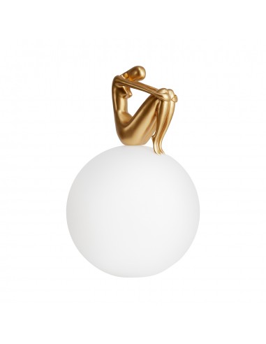 Lampa stołowa WOMAN-2 złota 35 cm  Step Into Design