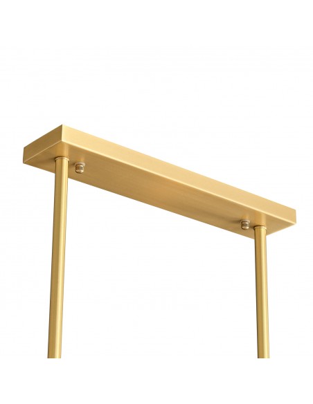 Lampa wisząca kryształowa złota nad stół ICELAND 100 cm ST-6308-10C Step Into Design