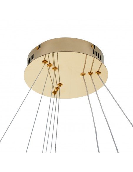 Circle slim lampa wisząca ring złota 3 pierścienie 40+60+80 Step Into Design