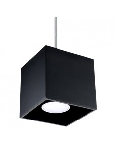 Lamp wisząca Quad czarna SL.0060 - Sollux