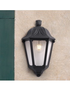 Iesse lampa elewacyjna zewnętrzna czarna FMG-IESSE-BLK Fumagalli