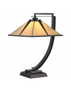 Pomeroy lampa stołowa klasyczna brązowa QZ-POMEROY-TL Quoizel