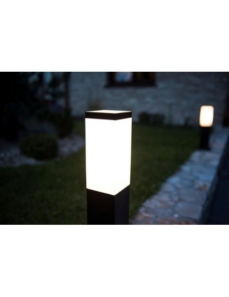 Lampa stojąca ogrodowa Inox Kwadratowa SS802-650 Stal nierdzewna IP44 - Su-ma - 2