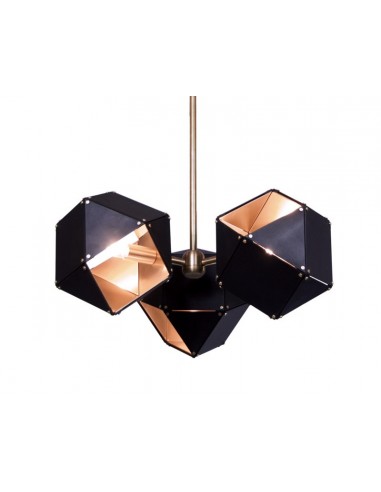 Lampa wisząca NEW GEOMETRY-3 czarno złota 45 cm ST-8861-3 - Step into design - 1