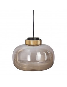 Lampa wisząca BOOM LED bursztynowo złota 35 cm 9969P/B amber - Step into design
