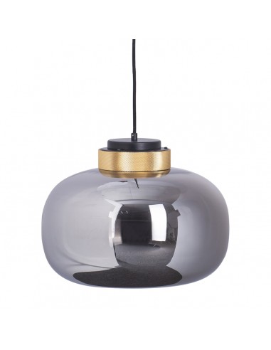 Lampa wisząca BOOM LED szaro złota 35 cm 9969P/B smoky - Step into design - 1