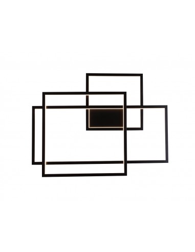 Kinkiet Geometric LED czarny W0233 - MaxLight