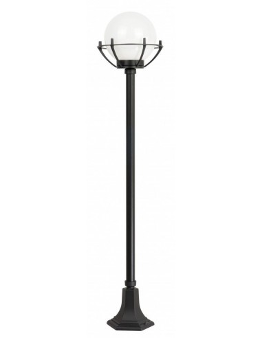 Lampa stojąca ogrodowa Kule z koszykiem 200 K 5002/1/KPO Czarny lub patyna IP43 - Su-ma - 1