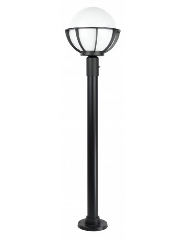 Lampa stojąca ogrodowa Kule z koszykiem 250 K 5002/1/KPO 250 Czarny lub patyna IP43 - Su-ma - 1