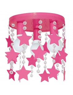 Lampa sufitowa STAR różowa MLP1129 - Milagro