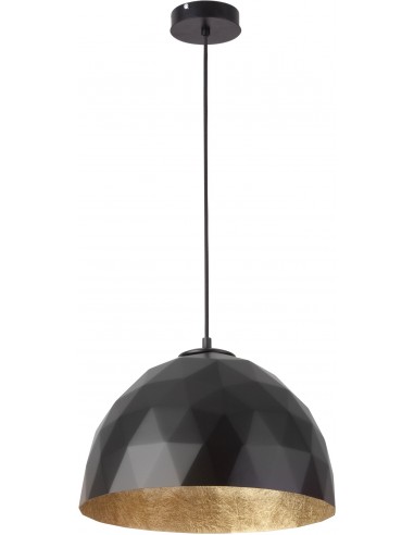 Lampa wisząca Diament M czarna złoty 31371 - Sigma - 1
