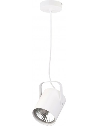 Lampa wisząca Flesz E27 1 biała E27 31128 - Sigma