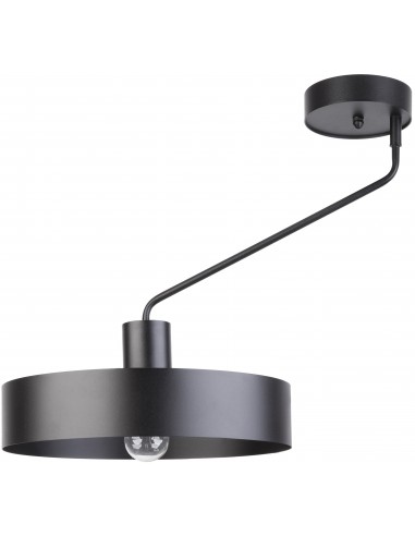 Lampa sufitowa Jumbo nowoczesna czarna metalowa minimalistyczna 31529 - Sigma