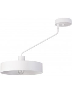 Lampa sufitowa nowoczesna Jumbo 1 biała metalowa okrągła 31530 - Sigma