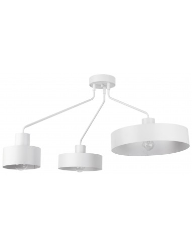 Lampa sufitowa nowoczesna Jumbo 3 punktowa biała metalowa 31534 - Sigma