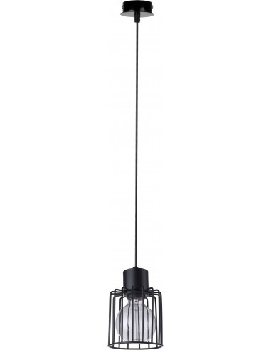 Lampa wisząca Luto kwadrat 1 czarna 31132 - Sigma - 1