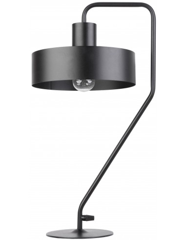 Lampka nowoczesna czarna Vasco metalowa 50118 - Sigma