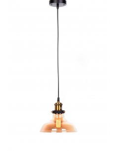 Lampa wisząca Gabi 1 Bursztynowy LDP 6804 - Lumina Deco