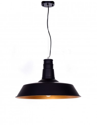 Lampa wisząca Saggi 1 Czarny LDP 7808 BK - Lumina Deco - 1