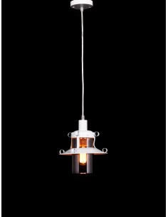 Lampa wisząca Capri 1 Biały LDP 11327-1 WT - Lumina Deco