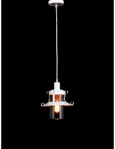 Lampa wisząca Capri 1 Biały LDP 11327-1 WT - Lumina Deco - 1