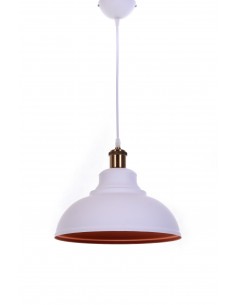Lampa wisząca Boggi 1 Biały LDP 6858 WT - Lumina Deco