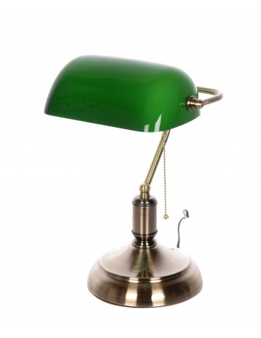 Lampka Banker 1 Zielony LDT 305 - Lumina Deco