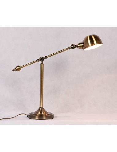 Lampa stołowa Britos 1 Mosiądz LDT 5502 - Lumina Deco