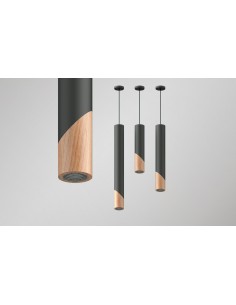 Lampa wisząca SVEG 100cm drewno - Thoro