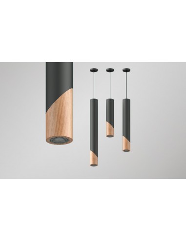 Lampa wisząca SVEG 100cm drewno - Thoro