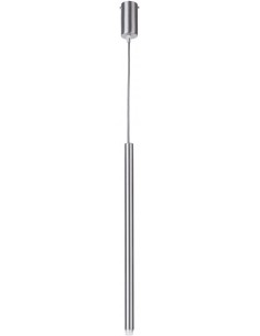 Lampa wisząca SOPEL 1 prosty srebrny 33148 - Sigma