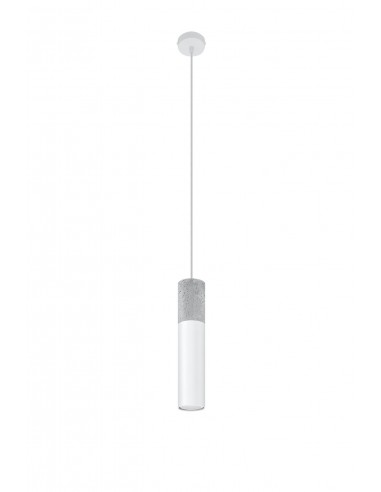 Lampa wisząca BORGIO 1 biały SL.0647 - Sollux