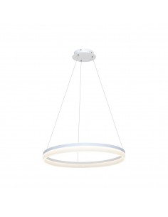 Lampa wisząca LED Ring 60cm biały ML066 - Milagro