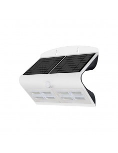 Lampka solarna LED 6,8W Butterfly IP65 biała z czujnikiem ruchu EKO3997 - Milagro