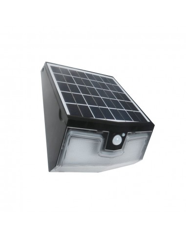Kinkiet solarny 15W LED Transformer czarny z czujnikiem ruchu PIR IP65 4000K EKO2004 - Milagro