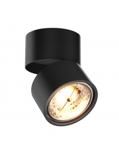Lampa sufitowa regulowana tuba Lomo 1 punktowa czarna 20001-BK - Zuma Line
