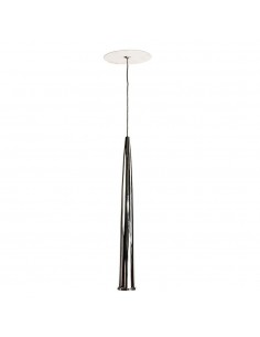 Lampa wisząca LED 1 punktowa Asta I chrom sopel zwis - Orlicki Design