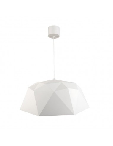 Lampa wisząca 1 punktowa Iseo S 40cm biała - Orlicki Design