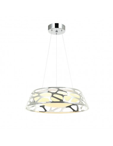 Lampa wisząca LED chrom Forina cromo S okrągła designerska - Orlicki Design
