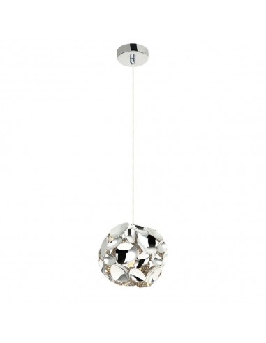 Lampa wisząca chrom 1 punktowa Carera cromo S metalowa designerska - Orlicki Design