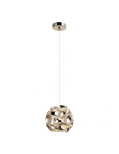Lampa wisząca 1 punktowa złota Carera gold S metalowa designerska - Orlicki Design