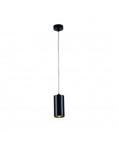 Lampa wisząca 1 punktowa tuba Kika S 85 czarna zwis - Orlicki Design