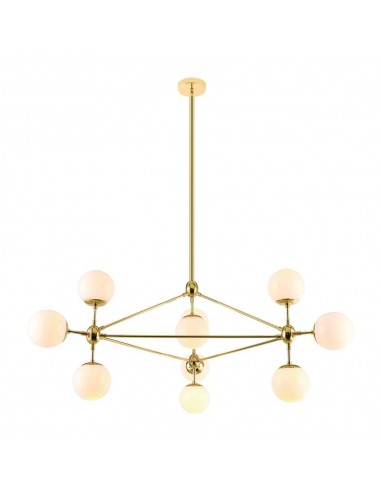 Lampa sufitowa 10 punktowa Bao gold złota szklane kule - Orlicki Design