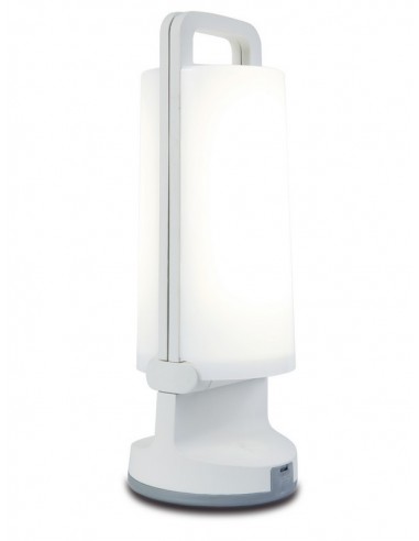 Lampka LED Dragonfly z panelem słonecznym i USB biała IP54 - Lutec - 1