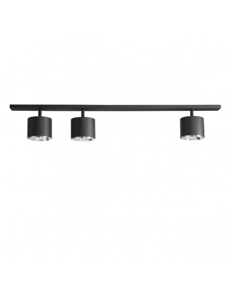 Lampa sufitowa Bot 3 punktowa czarna 1047PL/E - Aldex