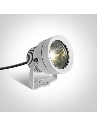 Lampa ogrodowa reflektor LED Roisan biały 20W IP65 7047/W/W - OneLight